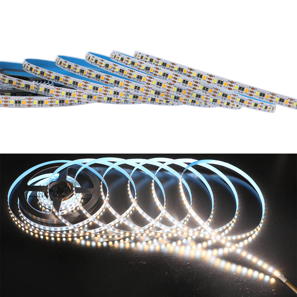 Pure White+Warm White CCT Series - DC5-24V 2835SMD Flexible LED Strip Lights - 600LEDs Pure White+Warm White CCT Series - DC5-24V 2835SMD Flexible LED Strip Lights - 600LEDs